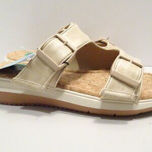 JBU by Jambu Kona Women’s Wedge Sandal Taupe Shimmer Size 8 NEW Cork Footbed